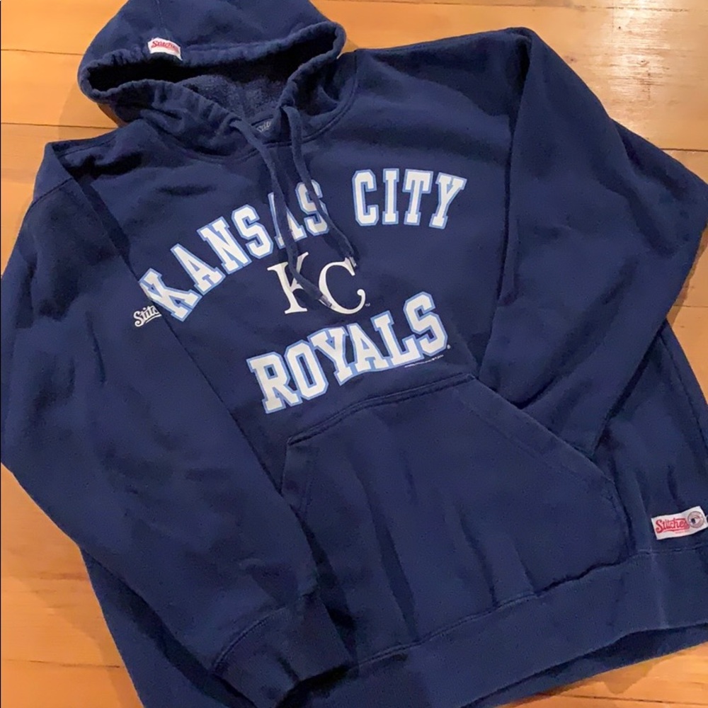 Kansas City Royals blue hooded sweatshirt